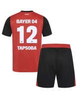 Bayer Leverkusen Edmond Tapsoba #12 Kotipaita Lasten 2024-25 Lyhythihainen (+ shortsit)